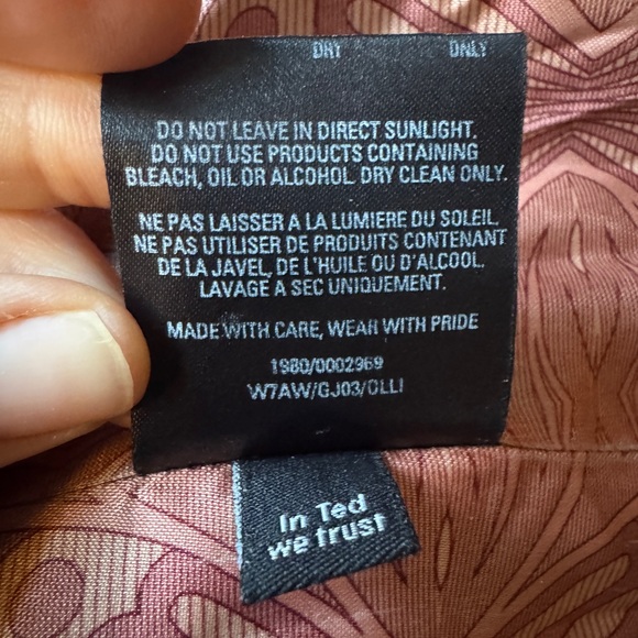 Ted Baker - Black wool trench coat size 2 - Picture 4 of 9